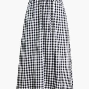 COPY - J. Crew Gingham Midi Slirt